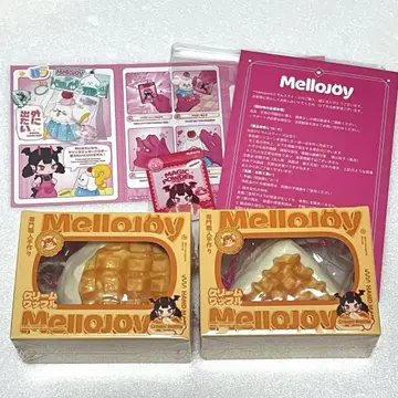 mellojoy 크림 와플 마루 산카쿠 2개 세트 새상품 스퀴즈