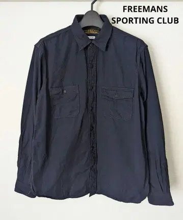 FREEMANS SPORTING CLUB 인디고 셔츠 캐주얼 셔츠