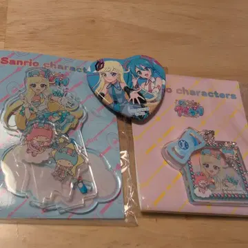 비밀의 아이프리 츠무기 x 리틀트윈스타 아크릴 스탠드 & 키링, 캔뱃지