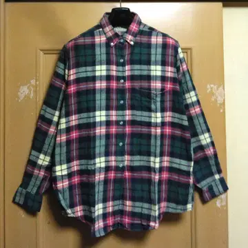 USA제 빈티지 L.L.Bean 체크 플란넬 셔츠 멀티 컬러