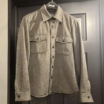 SCHOTT BROS 그레이 긴팔 셔츠 S