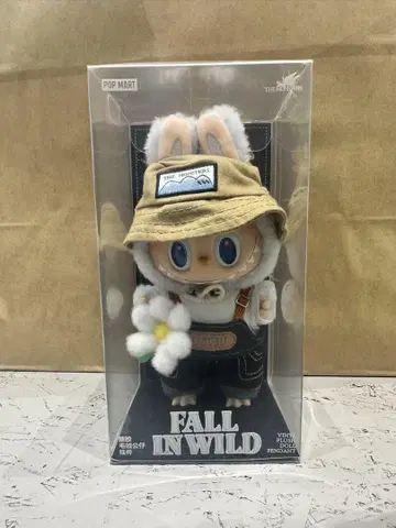 POP MART Labubu FALL IN WILD 봉제 인형 펜던트