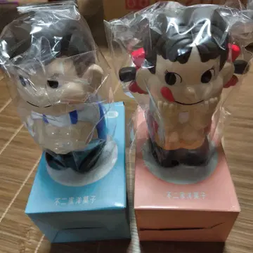 후지야 양과자 캐릭터 피규어 2개 세트 헤이세이 레트로
