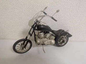 [양철제] 바이크 인테리어 블랙 모형