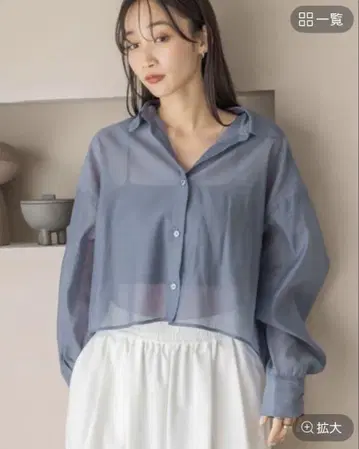 LOWRYS FARM 시어 셔츠 LS
