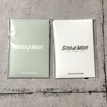 snowman POPUP 포토 카드 팩 와타나베 쇼타