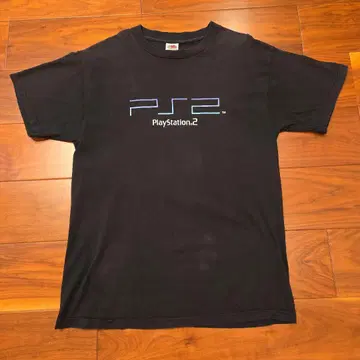 PlayStation 2 T셔츠 블랙 플레이스테이션2