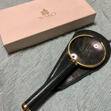 긴자 와코 가죽제품 손잡이 루페