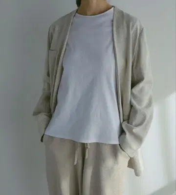 택 포함 미사용 새상품 에트레토쿄 박스 실루엣 오버 사이즈 Tee