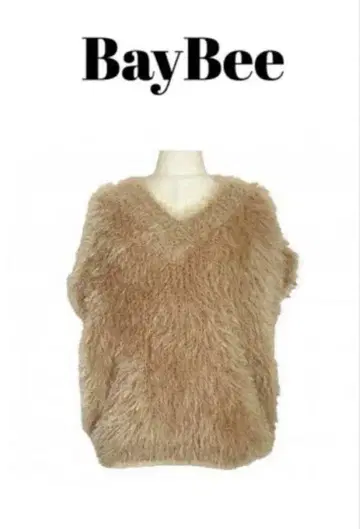 완판 컬러 Baybee shaggy knit vest
