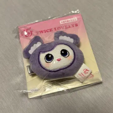 TWICE LOVERYS 봉제 인형 헤어핀 사나 사브리 GIGO 핑