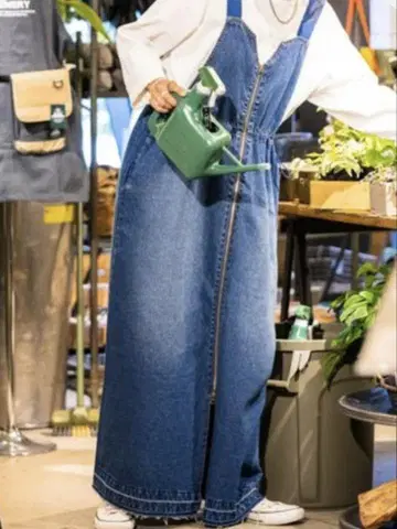 니코 앤드 - 미사요 데님 오버롤 스커트