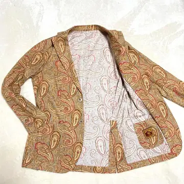 레어 RING JACKET 링자켓 페이즐리 자켓 올 패턴
