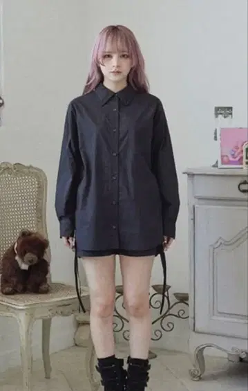 드로스트 셔츠 셋업