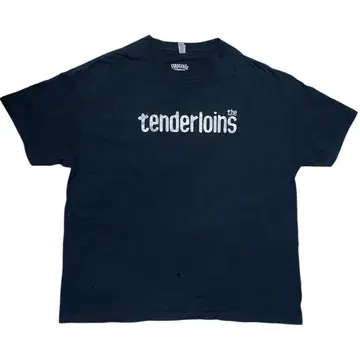 2XL 사이즈 텐더 로인 TEE S.S 21 셔츠 네이비