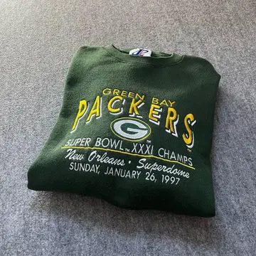 90s GREEN BAY PACKERS 챔피언 스웻셔츠