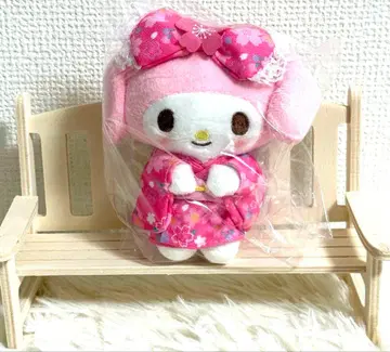 산리오 마이멜로디 마스코트 홀더 (벚꽃 기모노)