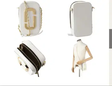 Marc JACOBS 화이트 THE HOT Shot 백 새상품급