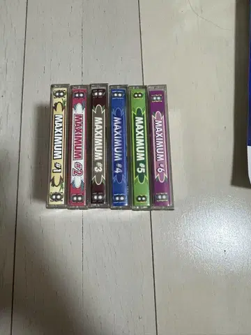 MAXIMUM 카세트 테이프 세트 #1-6