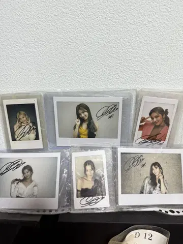 TWICE 사나 친필 사인 폴라로이드