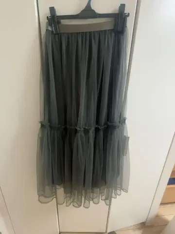 카듀네 시어 프릴 스커트