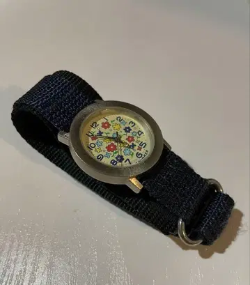 swimmer 손목시계 꽃 무늬 네이비