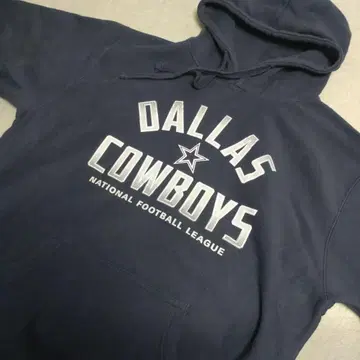 NFL 댈러스 카우보이즈 후드 맨투맨 사이즈 XL 네이비