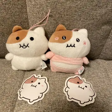 새상품 모치냐미 봉제 인형 키링 2세트