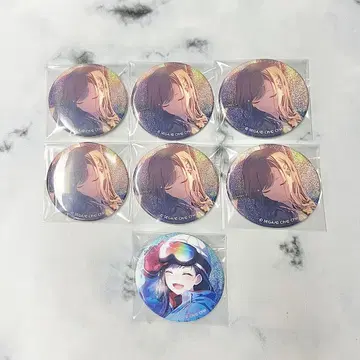 시라이시 안 프로세카 글리터 캔뱃지