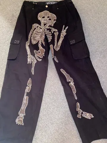 minus two Rhinestone Skeleton 확실한 정품