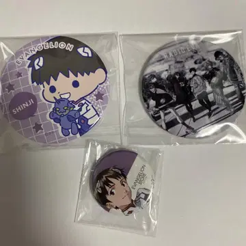 에반게리온 캔뱃지 세트