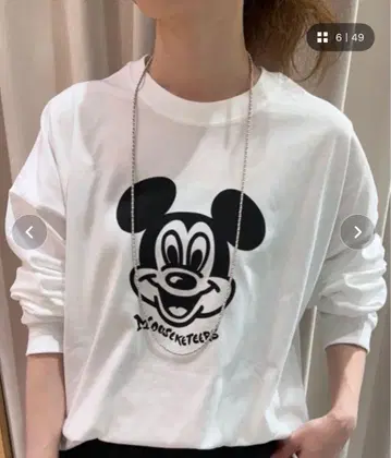 shenery 미키 마우스 클럽 / 롱 슬리브 Tee