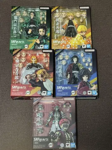 SHFiguarts 귀멸의 칼날 피규어 세트