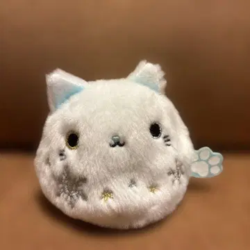 눈 고양이 경단 블루 고양이 경단 눈 봉제 인형 오테다마 산에이 무역