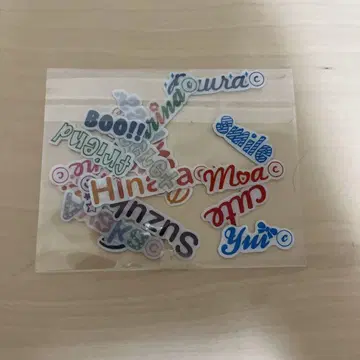 사쿠라 학원 씰 이름 굿즈