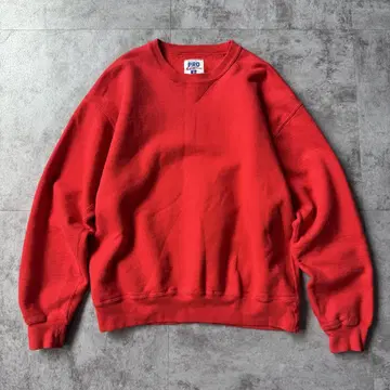 1990s RUSSELL Pro Cotton 무지 맨투맨 USA제