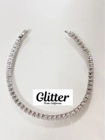 Glitter 글리터 테니스 체인 테니스 팔찌