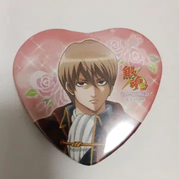 은혼 J-WORLD 아이젠코 편 하트 캔뱃지 오키타 소고