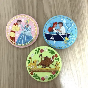 디즈니 컬렉션 자수 캔뱃지 세트