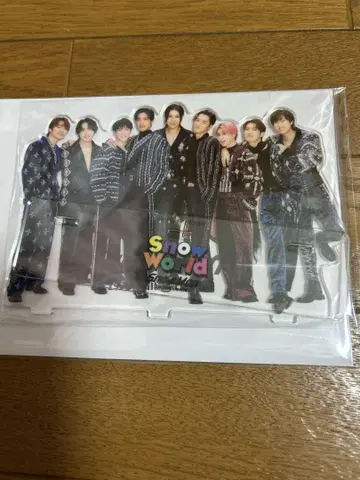 SnowMan 아크릴 스탠드 전원 SnowWorld