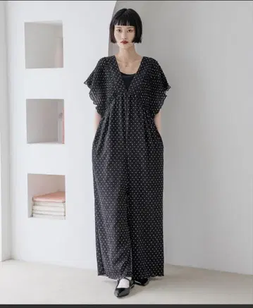 LOWRYS FARM 요류 셔링 살로펫 L 사이즈