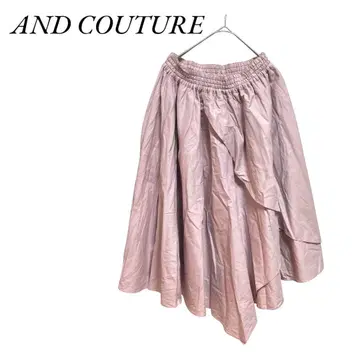 AND COUTURE 앙데팡당 프릴 스커트 더스티 핑크