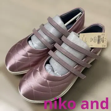 niko and - 스티치 스니커즈 핑크 L