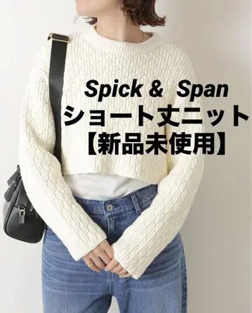 [Spick & Span] 숏 기장 니트 F 사이즈