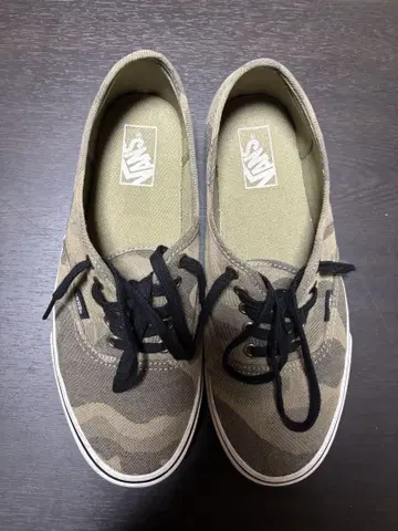 Vans 오센틱 28cm 카모 패턴