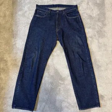 a.presse Washed Denim Pants Indigo