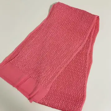 오비 장식 천, 복조직 핑크 계열 금실 포함 순수 실크