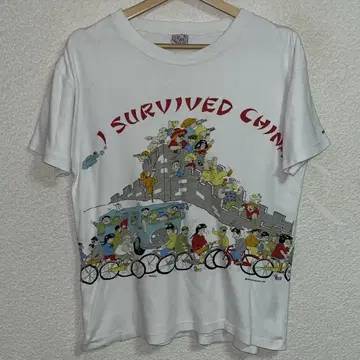80s DIM SUM SHIRTS 만리장성 티셔츠 M