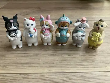 mofusand x 산리오 캐릭터즈  피규어 컴플리트 6개