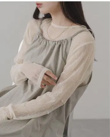 Kastane 랜덤 튤 시어 이너 아이보리